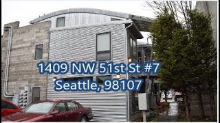 Apartment For Rent: 1409 NW 51st St #7 Seattle,  98107