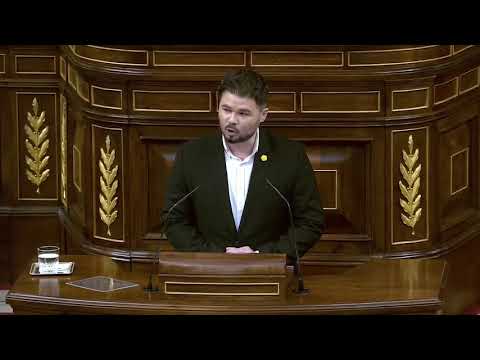 Rufián: "Que nadie cuente con ERC para echarnos este virus a la cabeza"