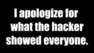 I was recently hacked...