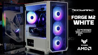 Tecware Forge M White Gaming PC - Ryzen 5 3600, TUF Gaming B450M-Plus, TUF Gaming X3 GTX 1660 Super