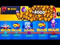 8000 Trophies NONSTOP without collecting TROPHY ROAD | Brawl Stars