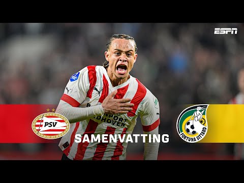 HEERLIJKE PEGEL Van XAVI SIMONS In SLOTFASE Samenvatting PSV Fortuna Sittard 