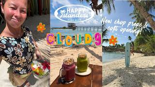 Island life lately.. new Happy Islanders Cafe soft opening & preps + surfing Cloud9 with the kids! screenshot 4