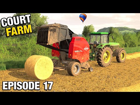 FIRST TIME HARVESTING RYE Court Farm Country Park FS22 Ep 17