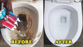 How To Clean Toilet Using Tooth Paste