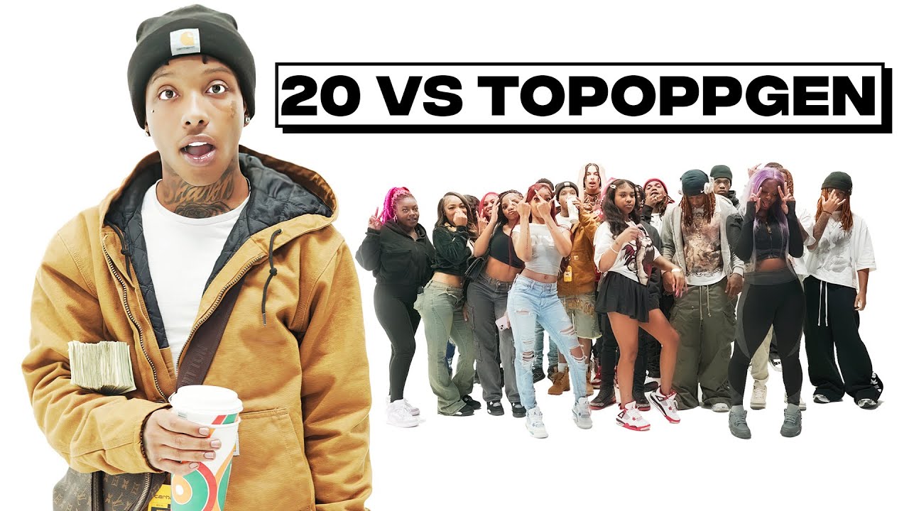 20 WOMEN VS 1 RAPPER : TOPOPPGEN