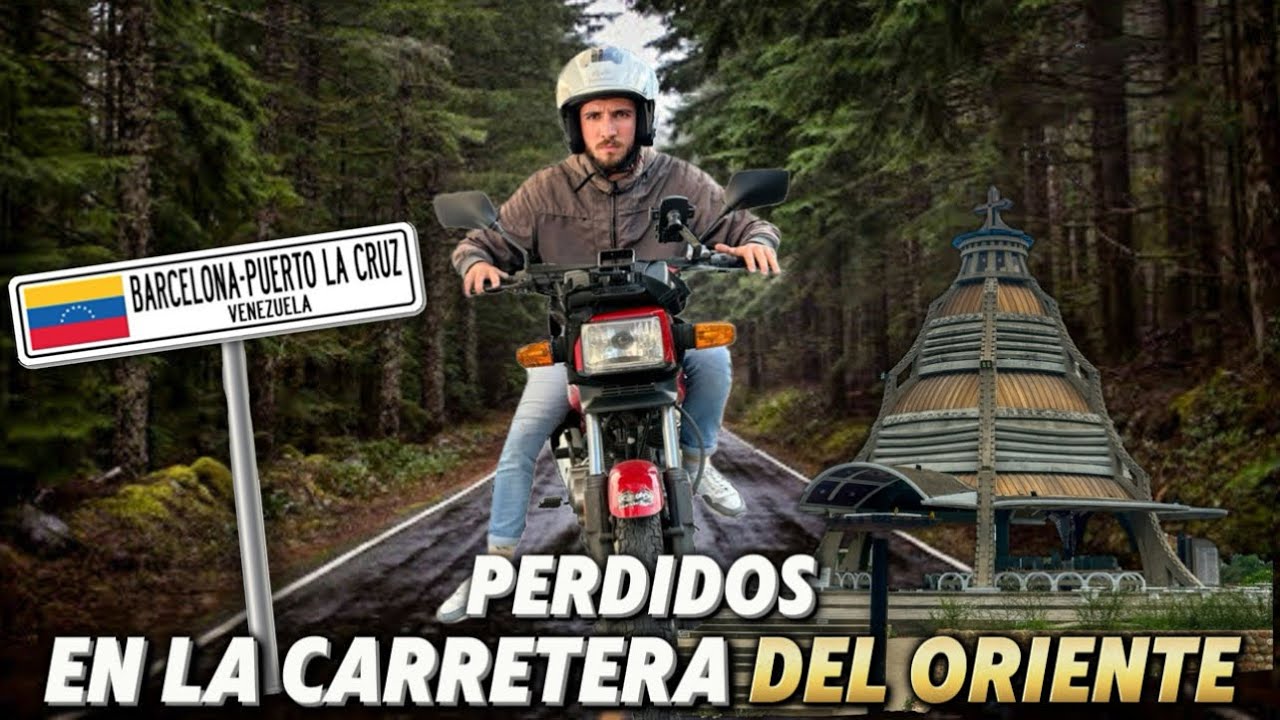 De Caracas a Puerto la Cruz en una MOTO 150 CC 🔥🏍️| ¡Nos perdimos de noche!