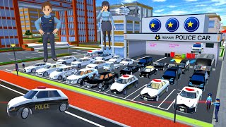 ALL SIMULATOR POLICE CARS🚓, BIKE POLICE🏍️, ALL VEHICLE BLACK 🖤& WHITE 🤍 AT NEW REPAIR POLICE CAR 🚨🌟👮 screenshot 1