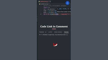 print system environment variables using python #shorts #short