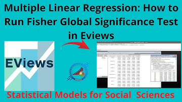 Multiple Linear Regression: How to Run Fisher Global Significance Test in Eviews