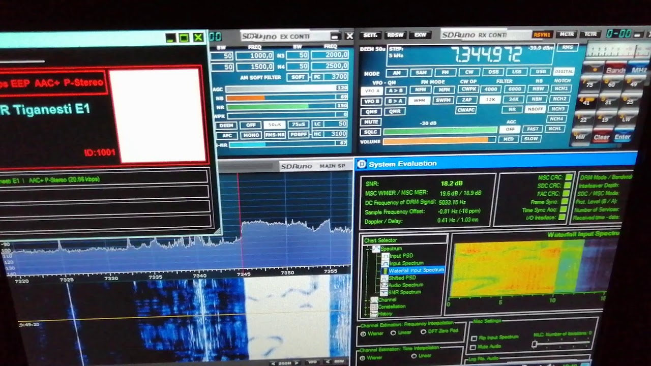 Sdr 41m Dream Drm Decoder Test Virtual Routed Audio Youtube