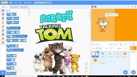 How to make Talking cat in Scratch 3.6.0