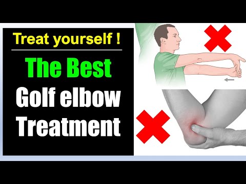 How to fix elbow pain: Golfer&rsquo;s golf elbow treatment exercises evidence-based