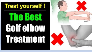 How to fix elbow pain: Golfer's golf elbow treatment exercises evidence-based