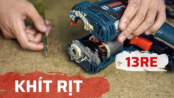 Mở Tung Khoan Bosch GSB 13RE Và Phát Hiện Ra Khó Mở Quá Trời, Kết Cấu Khít Rịt, Gia Công Đỉnh