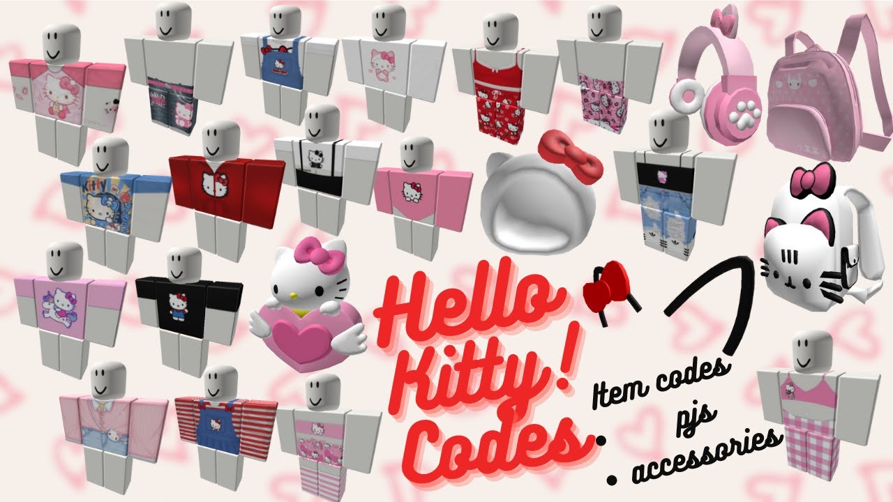 hello kitty clothes - Roblox