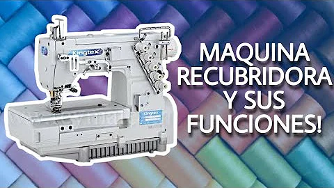 ¿Cómo se usa la máquina de coser recubridora?