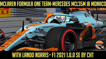 [rFactor] Mclaren Formula One Team-Mercedes MCL35M @ Monaco with Lando Norris