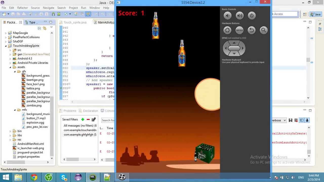Andengine tutorial - lập trình game trên android bằng andengine libs ...