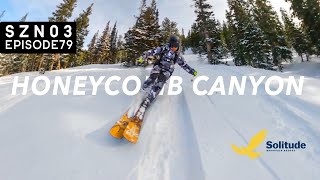 skiing HONEYCOMB CANYON at SOLITUDE MOUNTAIN!!