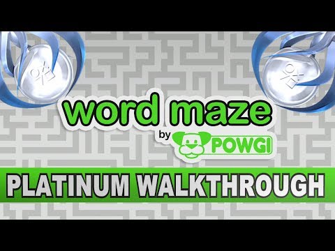 Word Maze by POWGI Platinum Walkthrough | PS4 & Vita Trophy Guide | Crossbuy