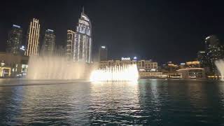 Dubai Mall Burj Khalifa Fountain Show