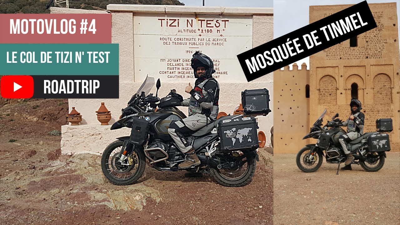 اخطر طريق بالمغرب Tizi N'Test et visite de la Mosquée de Tinmel!