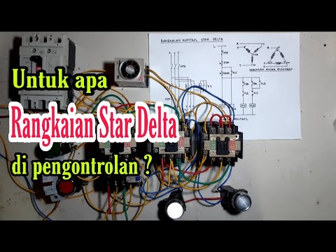 Rangkaian Kontrol Star Delta Elektromotor 3 fase Otomatis - YouTube
