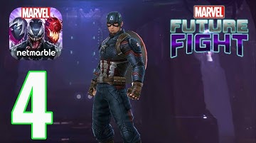 MARVEL Future Fight - Gameplay Walkthrough Part 4 - CAPTAIN AMERICA  (iOS, Android)