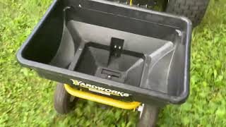 Yardworks 85 Lb Pull-Type Spreader