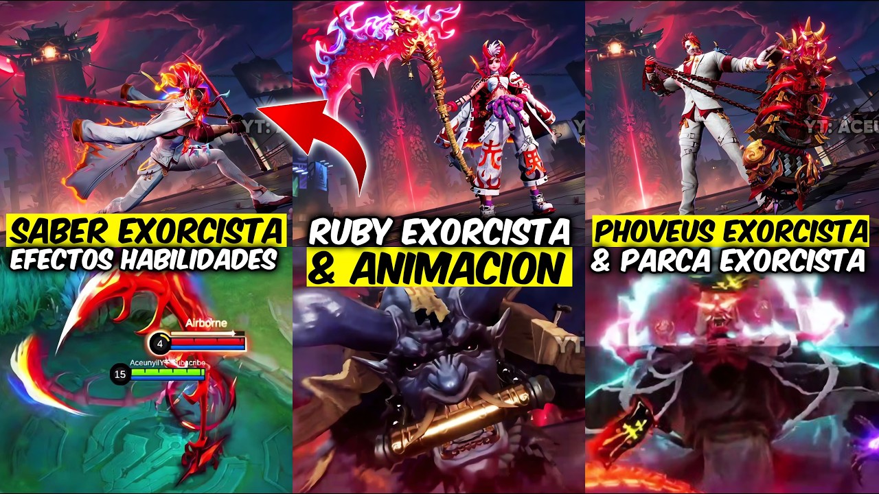 SABER EXORCISTA GAMEPLAY | VALE, RUBY Y PHOVEUS EXORCISTA, LING NEOBEAST MCGG CHOU COLLECTOR