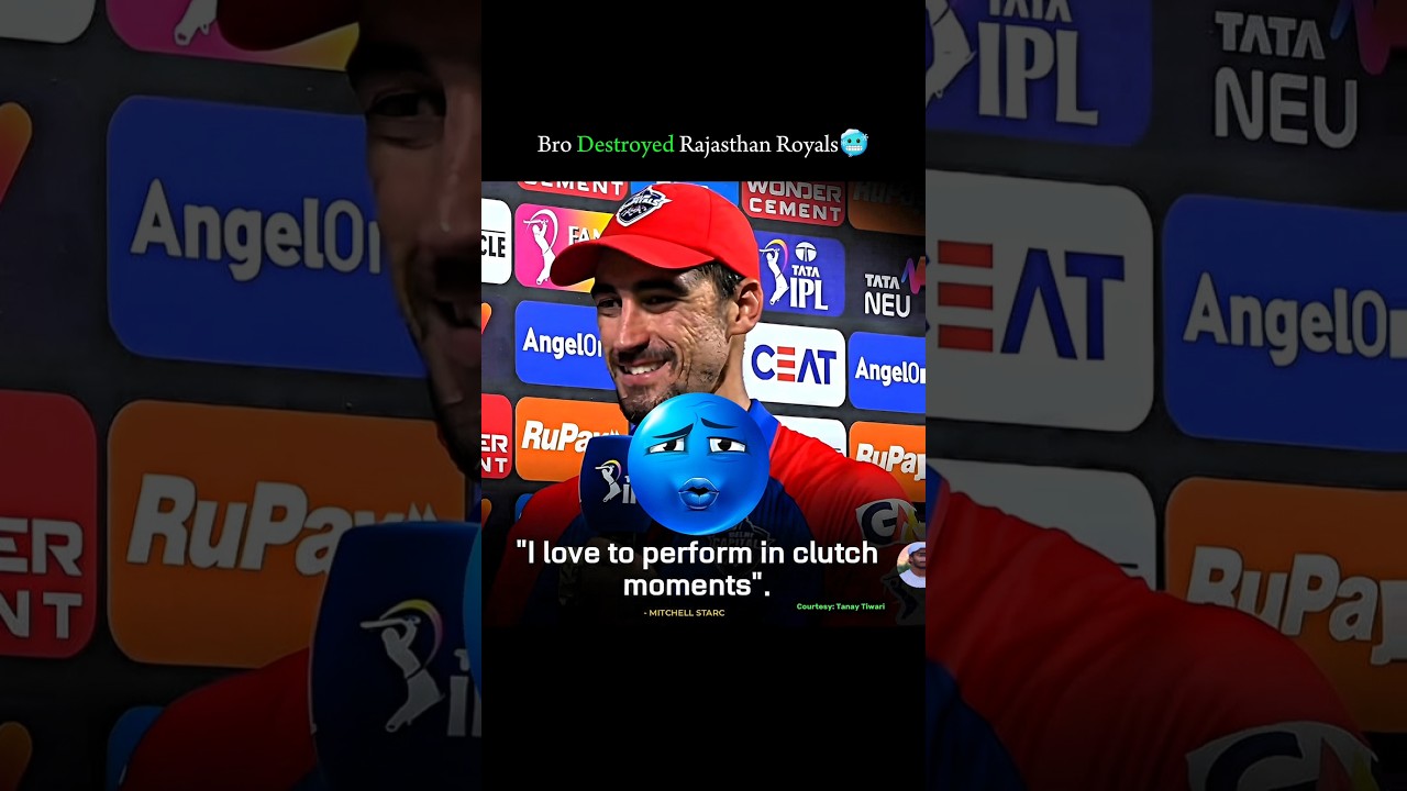 Mitchell Starc Alone Destroyed Rajasthan🥶