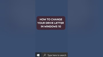 how to change drive letter the easy way in under 60 seconds #SHORTS