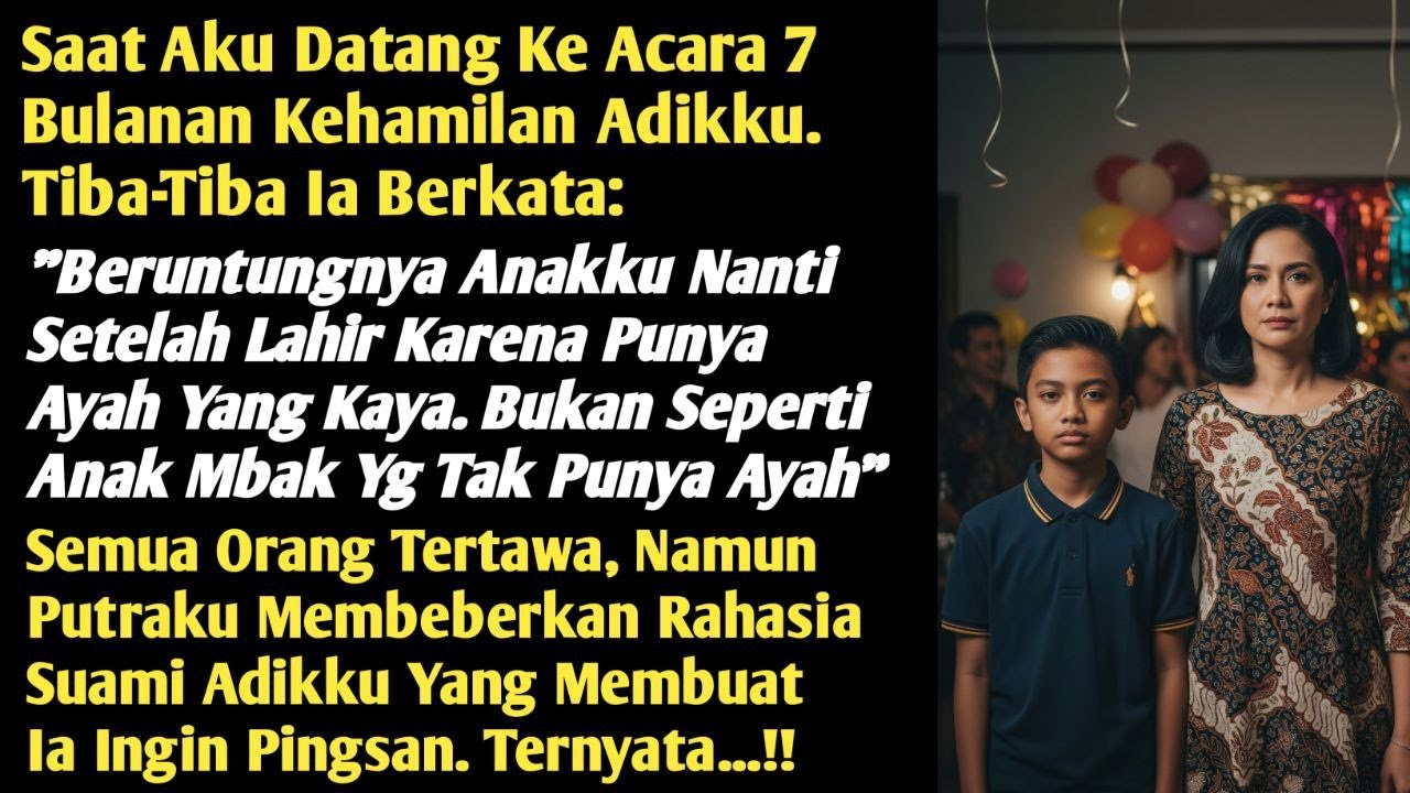 Aku Tak Menyangka Putraku Akan Membocorkan Rahasia Suami Adikku Ternyata Selama Ini...