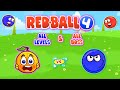 Red Ball 4 | Orange Ball Vs Blue Ball with All Levels | All Boss | Full Gameplay