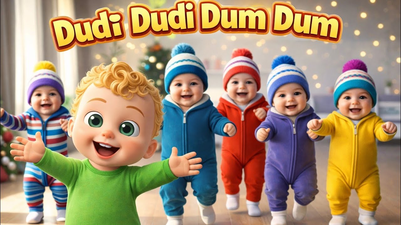 📌 Dudi Dudi Dam Dam 🎵 | Cute Babies Learn Fun 🧸 | Baby Bubbles