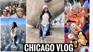 CHICAGO VLOG | GIRLS TRIP | BRUNCH AT TABU| THE BEAN| SKYDECK | COLOR  FACTORY | //PENELOPE PALACE//