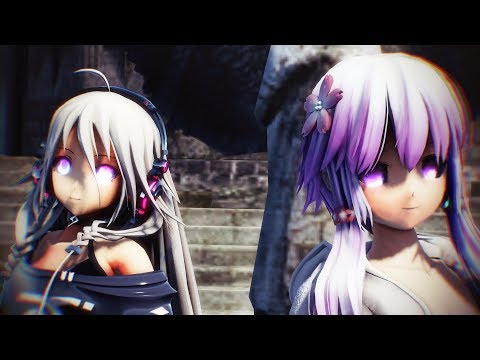 【MMD】少女未遂　結月ゆかり 穏＆IA 【1080p60fps】