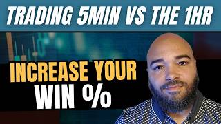 Trading 5 Min vs 1 Hr Time Frame #DayTrading #FinancialFreedom #JayTakeProfits