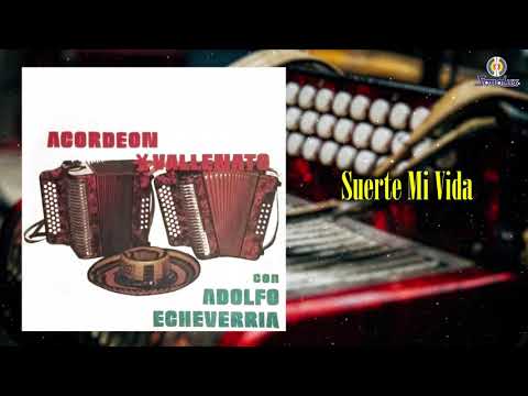 Suerte Mi Vida – Adolfo Echeverria - Remasterizado | Vallenato auf YouTube ansehen