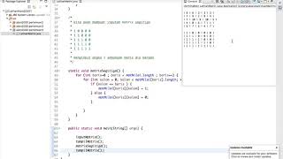 latihan Matrix 2 - algoritma dan pemrograman