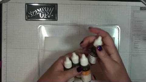 Baby wipe ink pad with Dawn