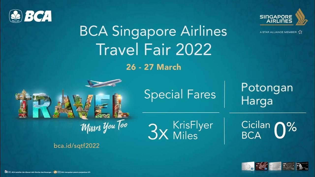 BCA Singapore Airlines Travel Fair 2022 YouTube