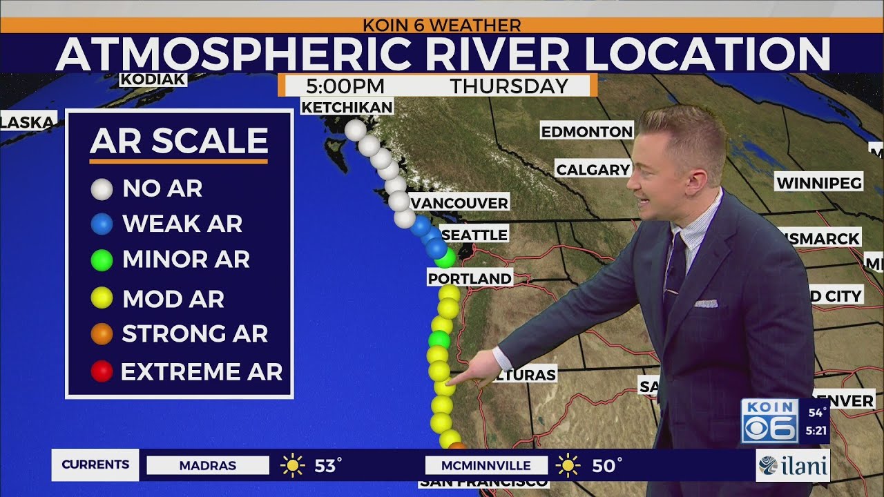 Atmospheric river impacts expected later this week - YouTube