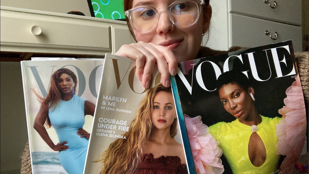 ASMR - Vogue magazine flip-through Sep/Oct/Nov issues - whispered