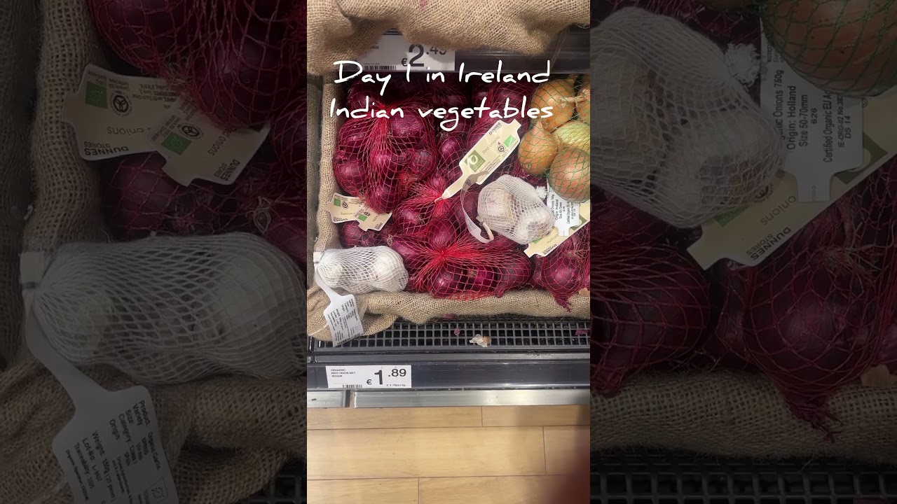India vegetables in Ireland 