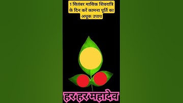 1 सितंबर मासिक #शिवरात्रि के दिन करें कामना पूर्ति का अचूक उपाय | #pandit_pradeep_ji_mishra #upay