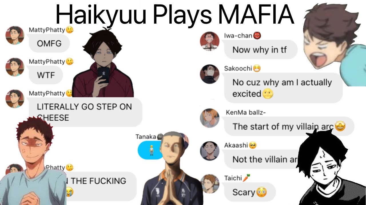 Haikyuu Plays Mafia | Haikyuu Texts | Pt.1