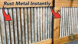 How to Rust Metal Quickly
