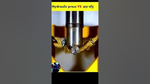 hydraulic press vs ropes of different countries #shorts #youtube shorts
